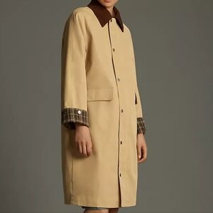 NWT Anthro Maeve Heritage Trench Coat XL